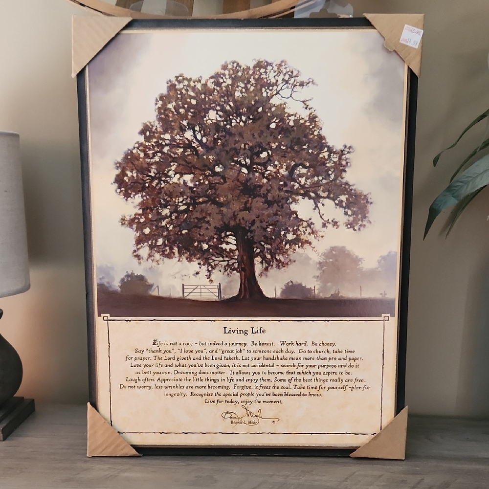 Living Life Tree Art Print